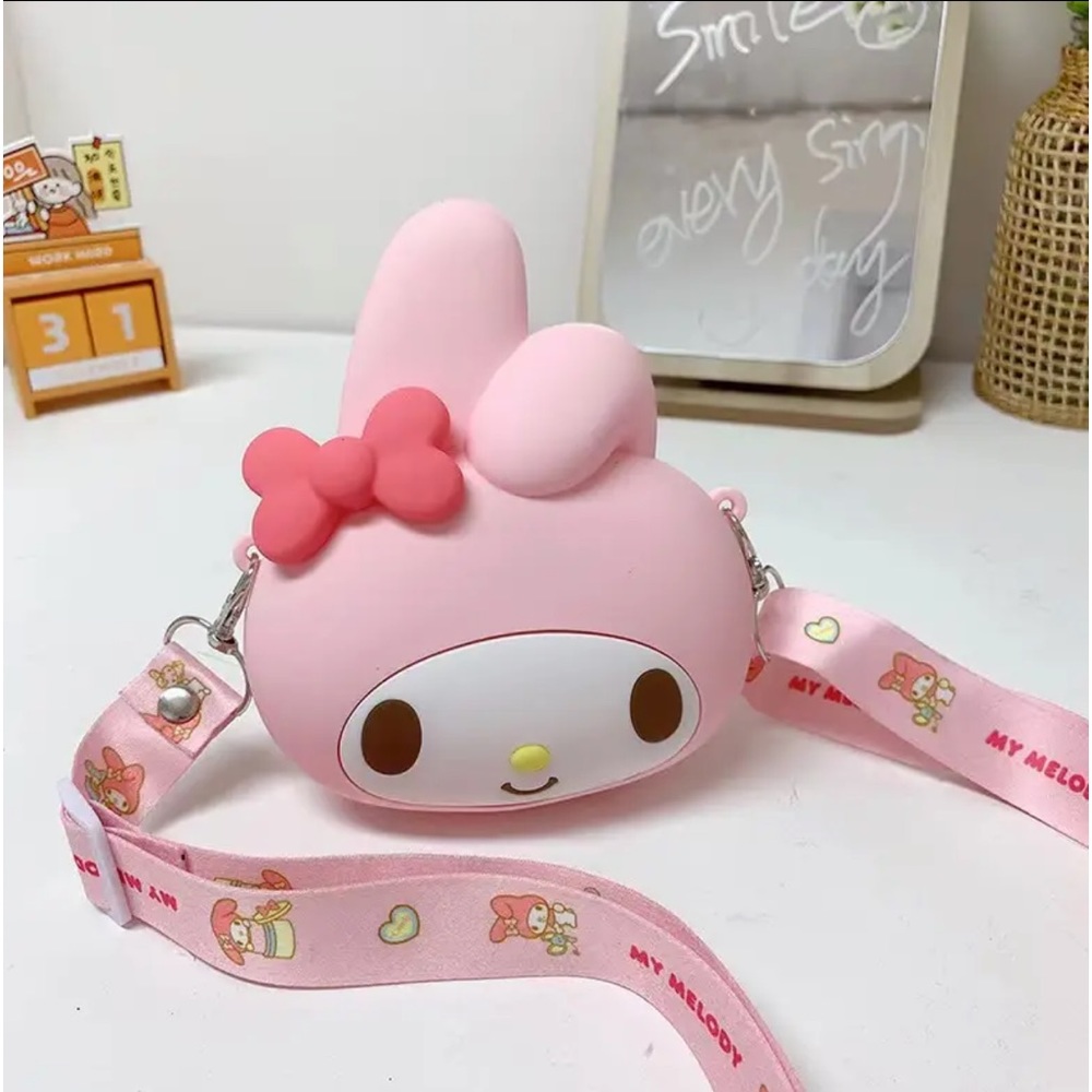 Hello Kitty Sanrio small silicone purse NEW